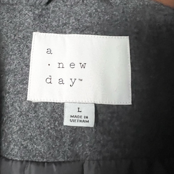 A New Day Wool Dress Pea Coat - Picture 2 of 5